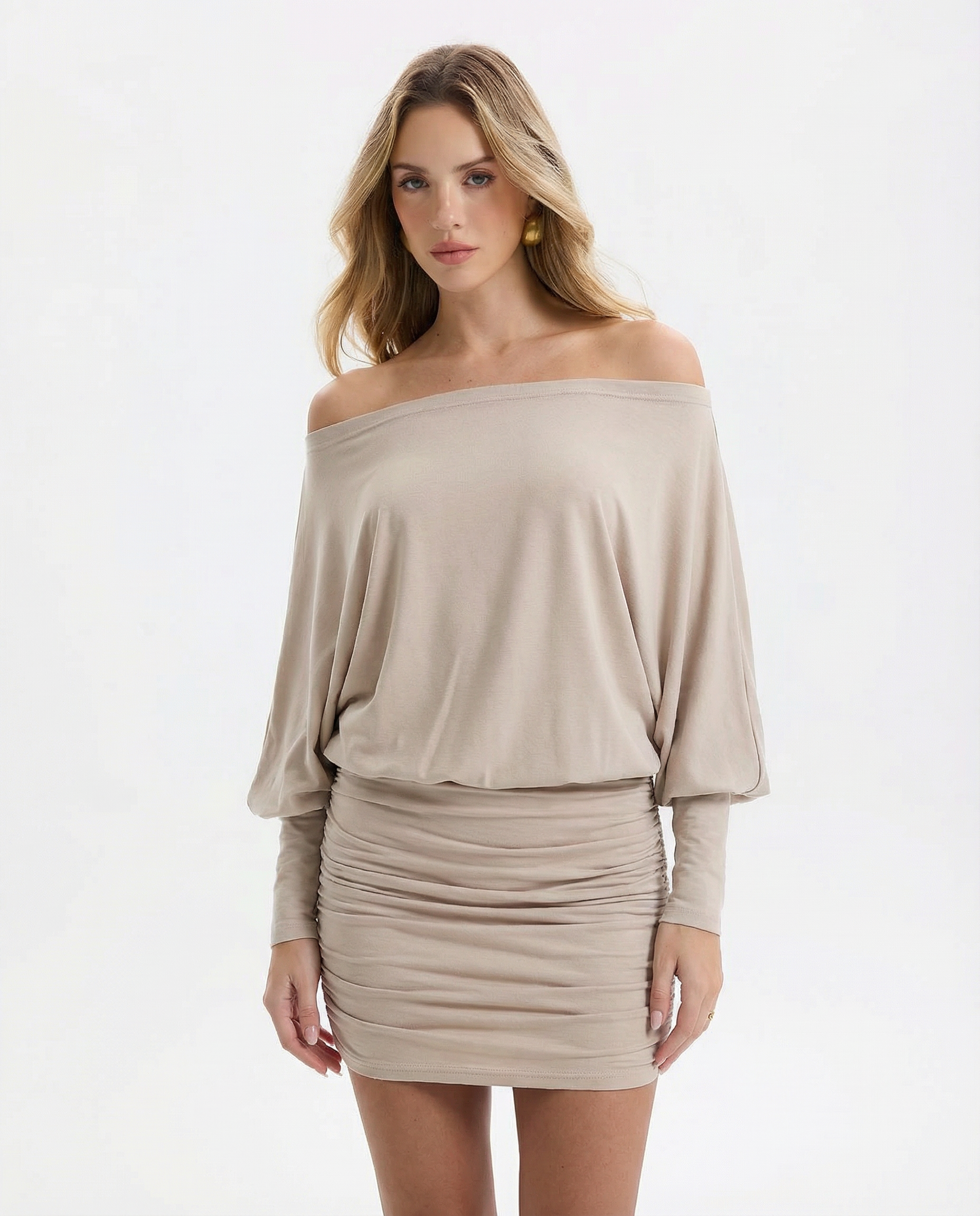 De Fashion Club | SOLA Ruched Mini Dress