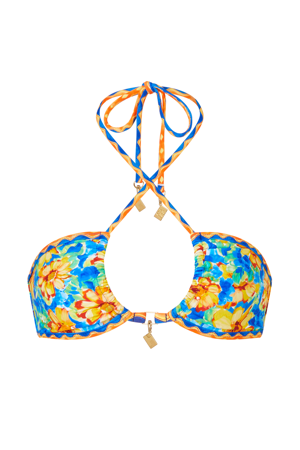 De Fashion Club l Mallorca Bikini Top in Chrysanthe