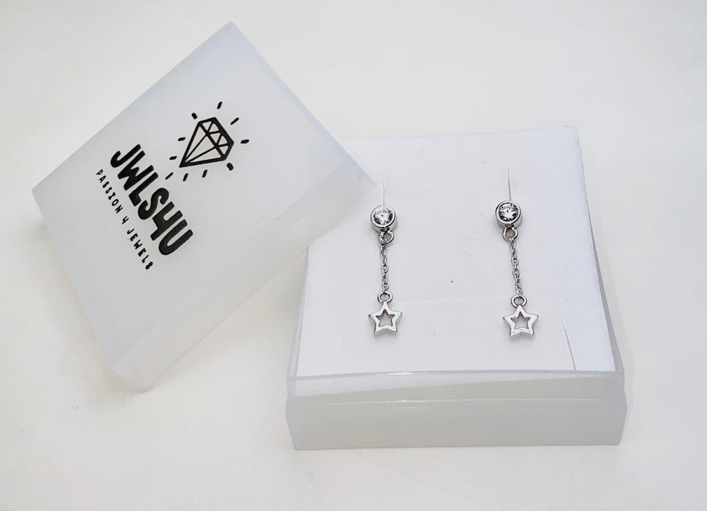 Oorhangers Hart 3D aan Ketting Goudkleur