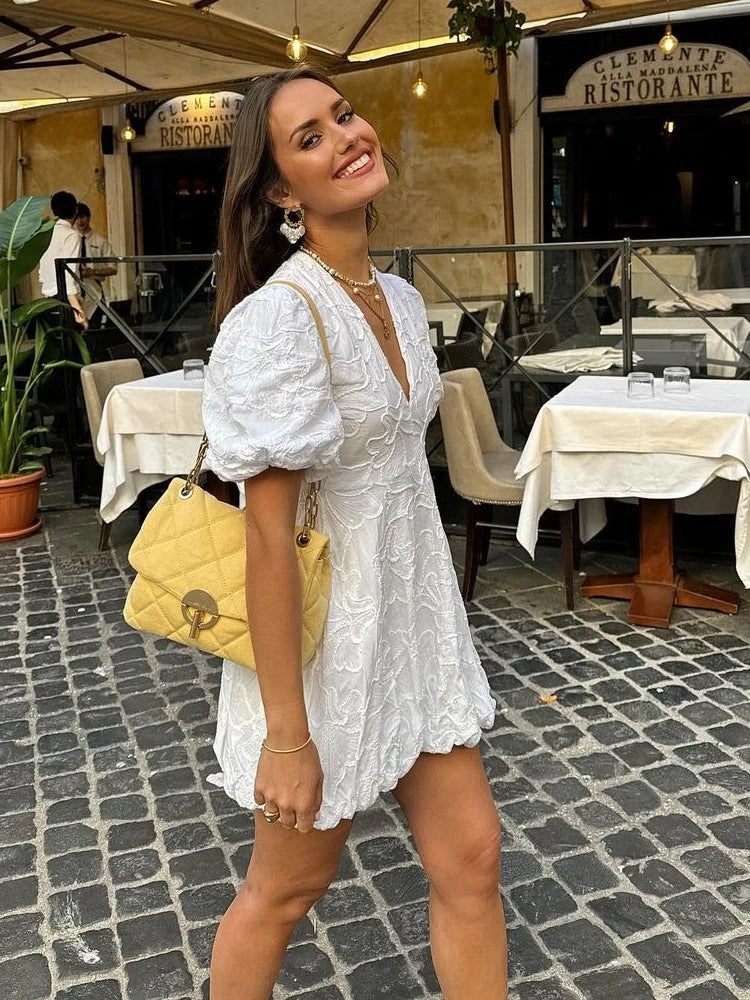 De Fashion Club | Puff Mini Dress