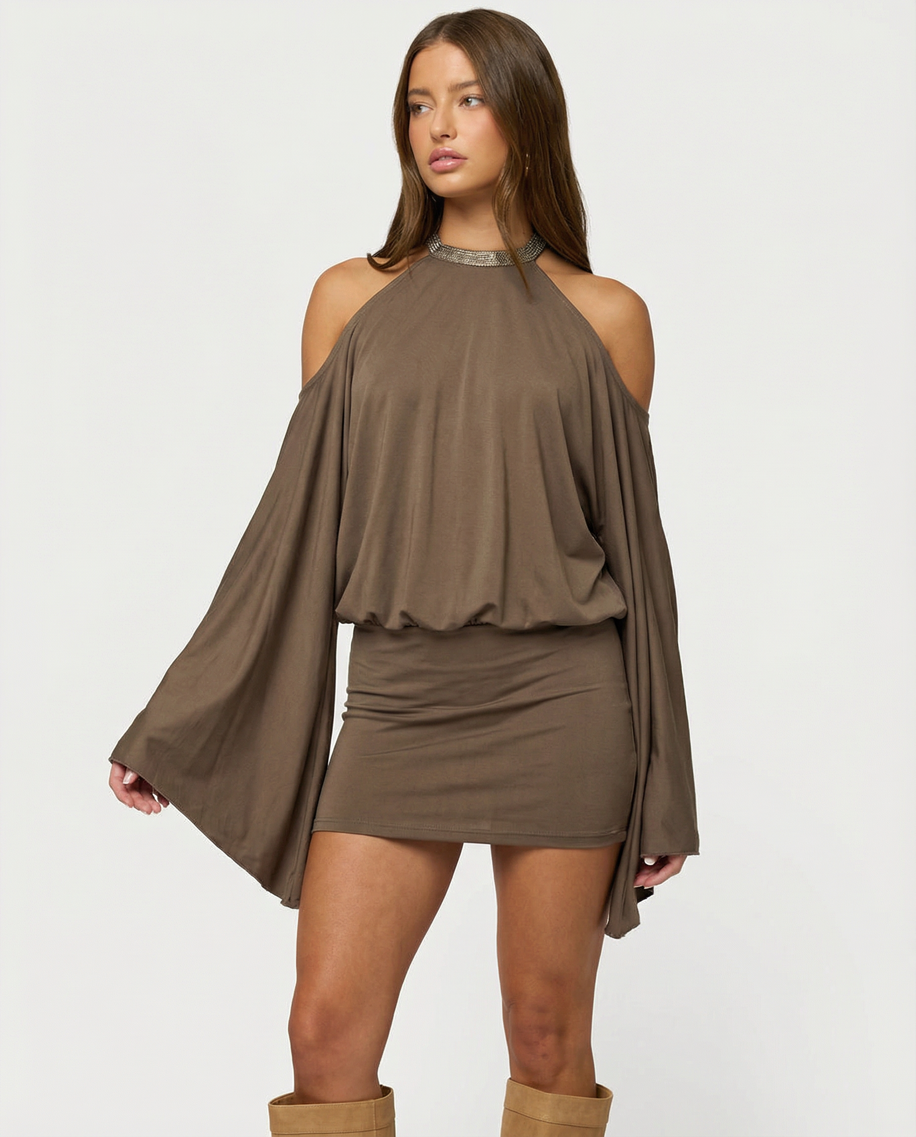 De Fashion Club - Golden Mirage Dress