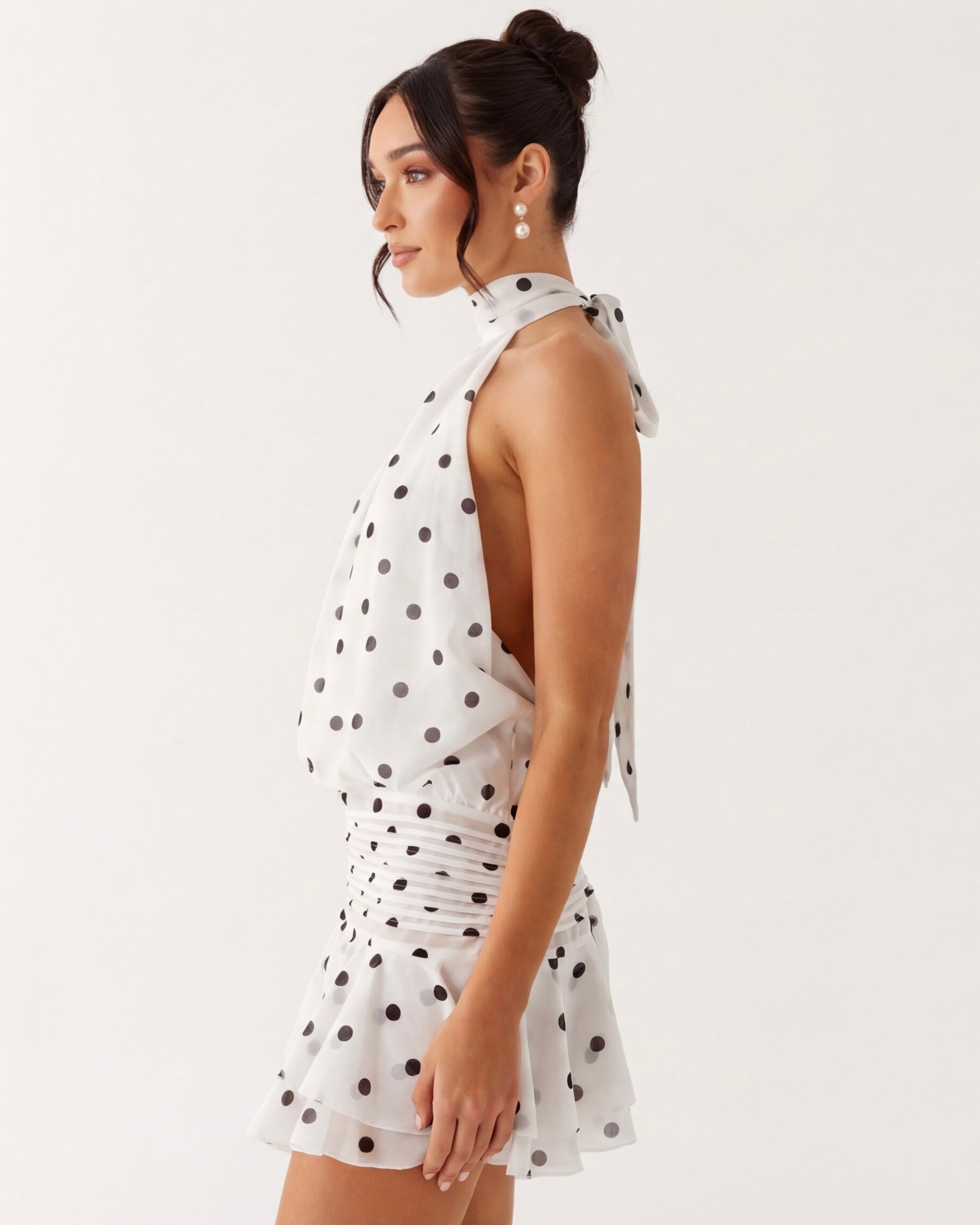 De Fashion Club- Flirt Alert Polka Mini