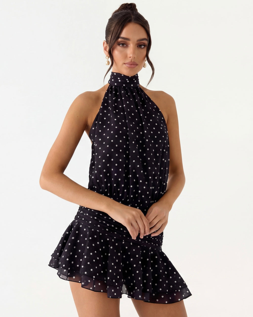 De Fashion Club- Flirt Alert Polka Mini